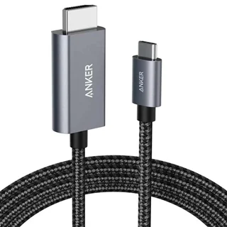 کابل تبدیل Type-C به HDMI انکر مدل A8730 طول 1.8 متر با رزولوشن 4K