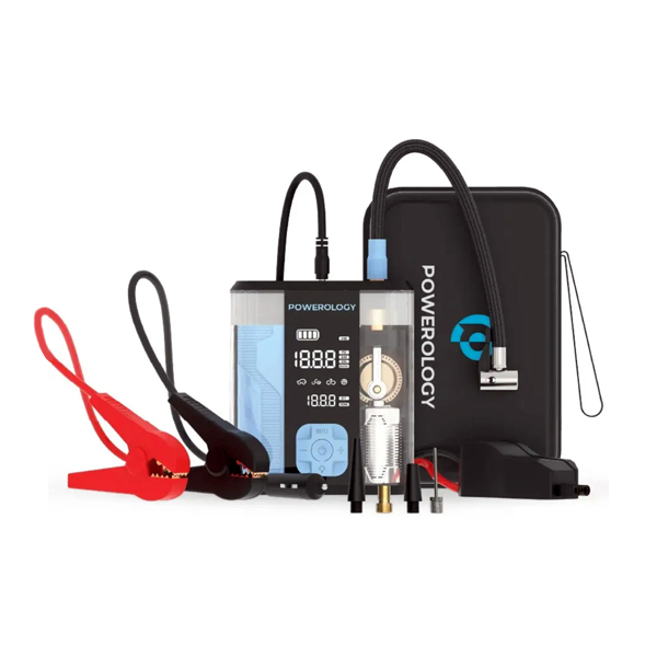جامپ استارتر پاورولوژی مدل Tyre Inflator And Jump Starter