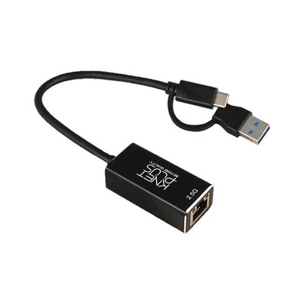 تبدیل USB 3.0 و Type-C به LAN کی نت پلاس مدل KP-LA25