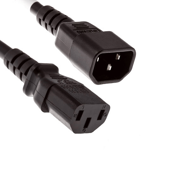 کابل برق بک تو بک (3x1.5 mm) بافو مدل C14-C13 به طول 1 متر