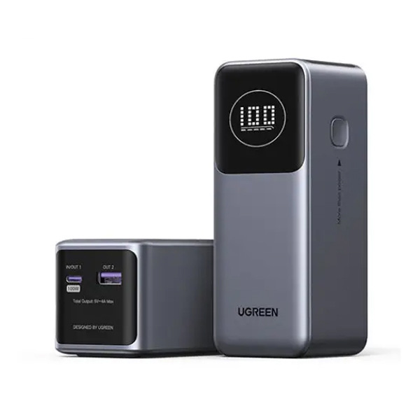 پاوربانک 100 وات یوگرین مدل PB724-35526B ظرفیت 12000 میلی آمپر ساعت