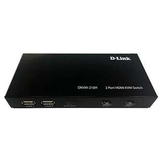 کی وی ام سوئیچ 2 پورت HDMI دی لینک مدل DKVM-210H