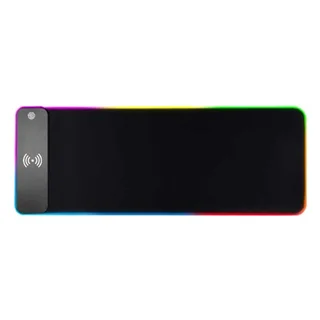 ماوس پد گیمینگ 30x80 شارژر وایرلس دار RGB با ضخامت 4 میلی متر