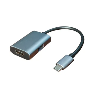 تبدیل Type-C به HDMI و USB 3.0 کی نت پلاس مدل KP-COCMS202 با رزولوشن 4K
