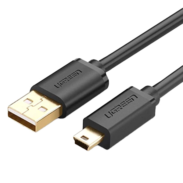 کابل تبدیل USB به Mini USB یوگرین مدل US132-10353 طول 0.25 متر