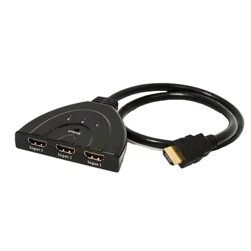 سوییچ HDMI سه پورت مدل کابل‌دار