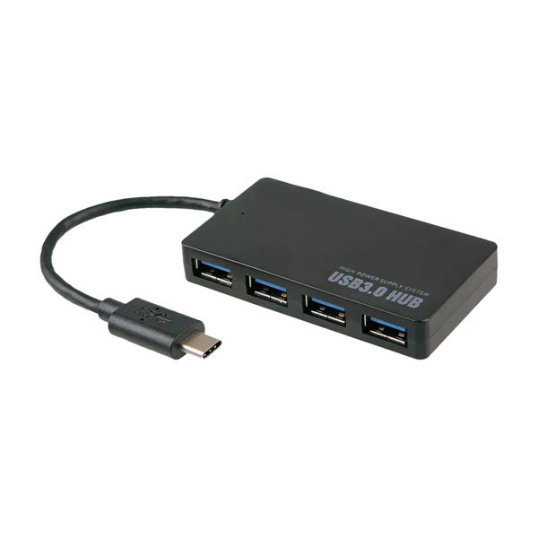 هاب 4 پورت Type-C مدل Ultra-Thin Design