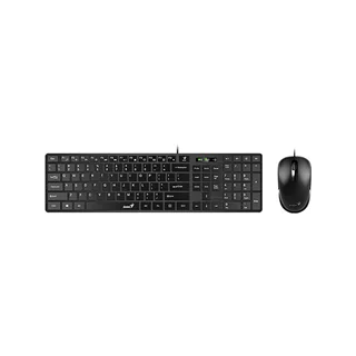 کیبورد و ماوس باسیم جنیوس مدل SlimStar C126 با حروف فارسی