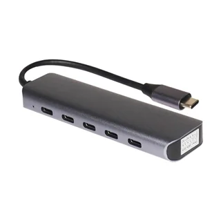 هاب 5 پورت Type-C کی نت مدل K-HUCMHC322