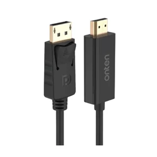 کابل تبدیل DisplayPort به HDMI اونتن مدل DP302 طول 1/8 متر
