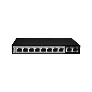 سوئیچ شبکه 10 پورت دی لینک مدل DES-F1010P-E