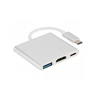هاب 3 پورت Type-C لایمستون مدل LS-C2H با پورت 3.0 USB و HDMI با قابلیت PD