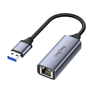 تبدیل USB 3.0 به LAN وگیگ مدل V-K306 با سرعت 1000 مگابیت بر ثانیه