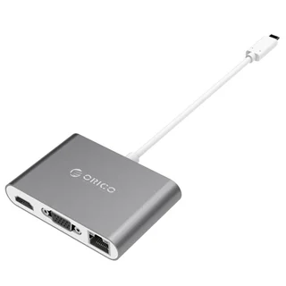 تبدیل Type-C به USB/RJ45/VGA/HDMI اوریکو مدل RCNB