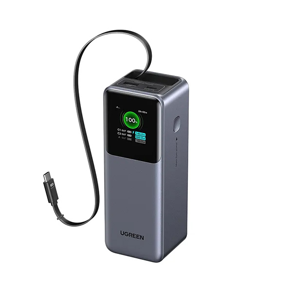 پاوربانک 165 وات یوگرین مدل PB726-55987B ظرفیت 20000 میلی‌ آمپر ساعت